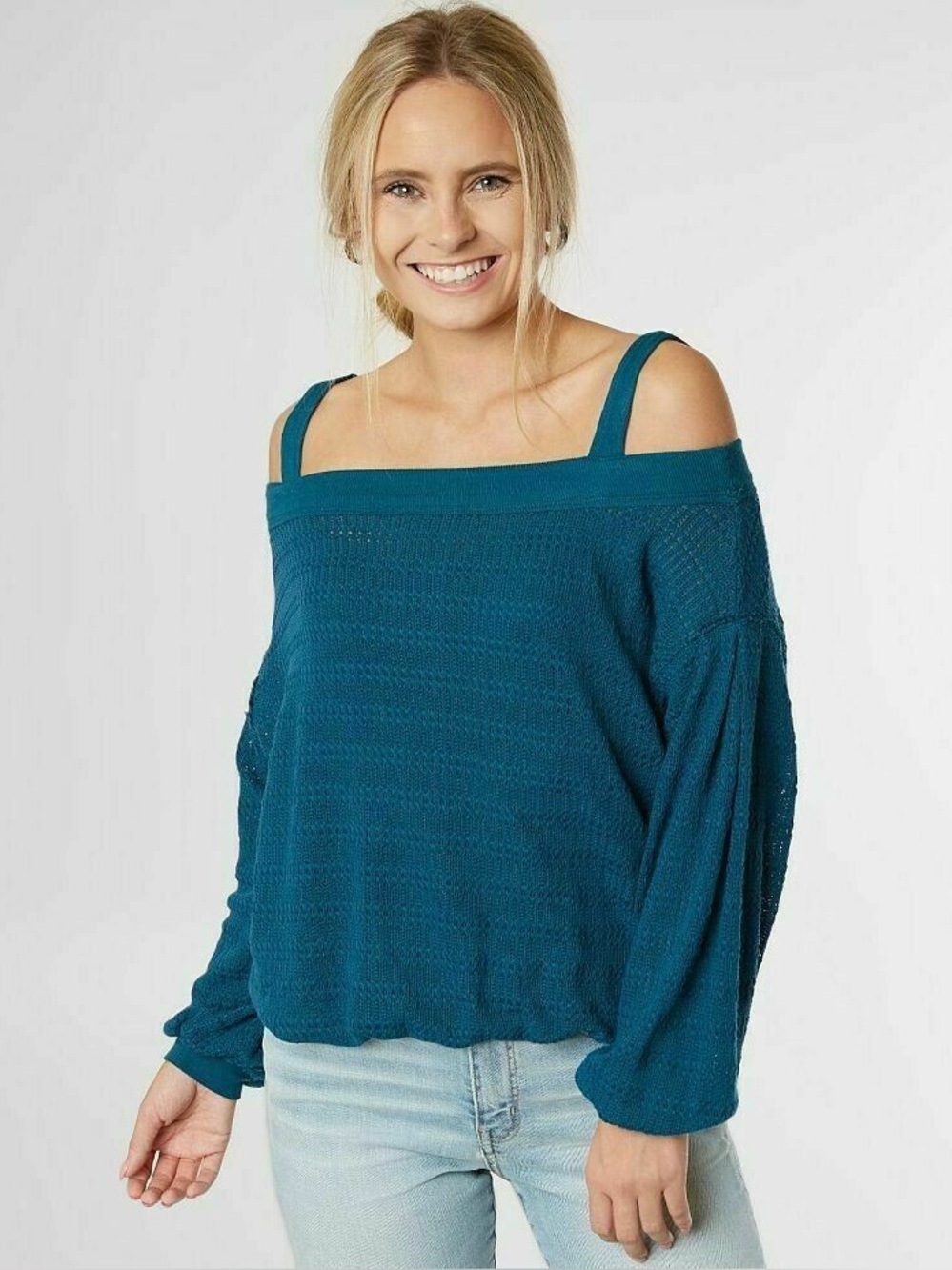 Free People Sistine Cold Shoulder Top